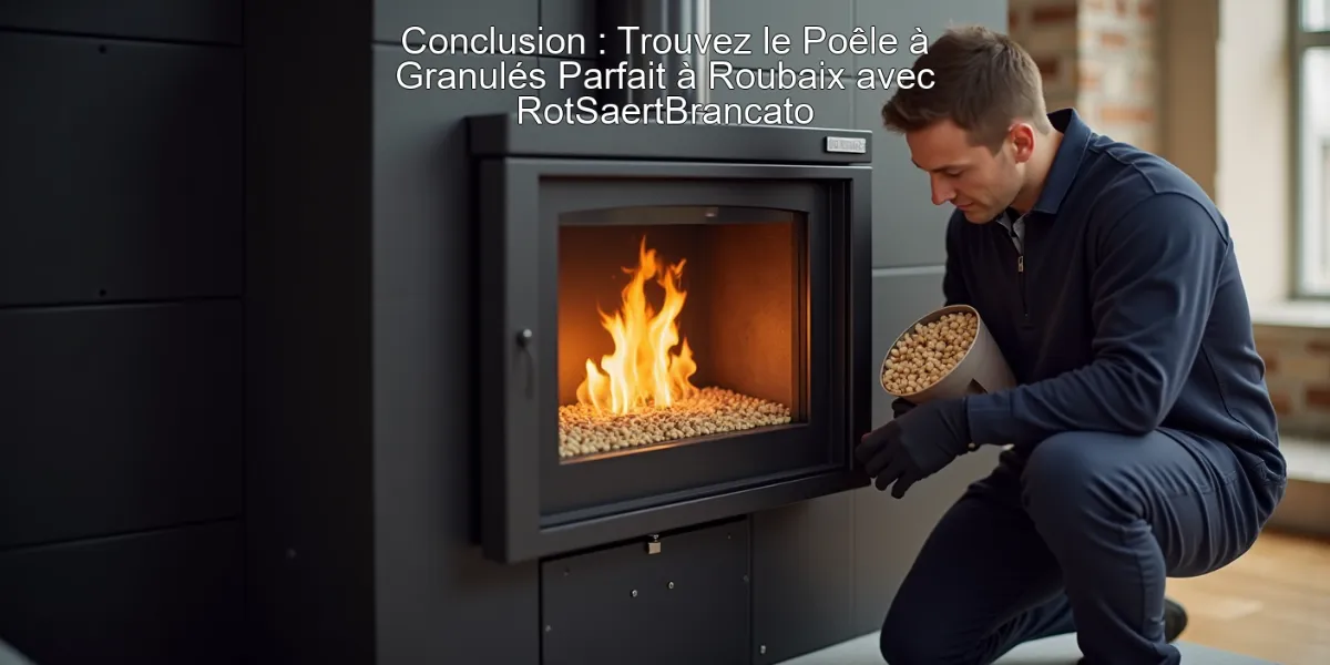 Conclusion : Trouvez le Poêle à Granulés Parfait à Roubaix avec RotSaertBrancato