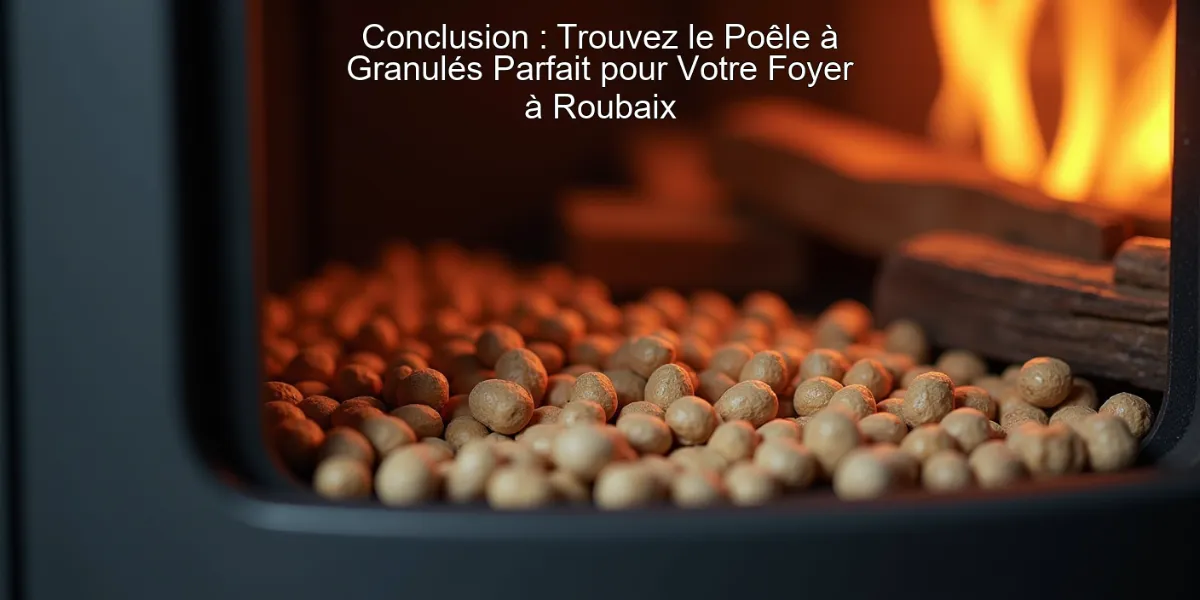 Conclusion : Trouvez le Poêle à Granulés Parfait pour Votre Foyer à Roubaix