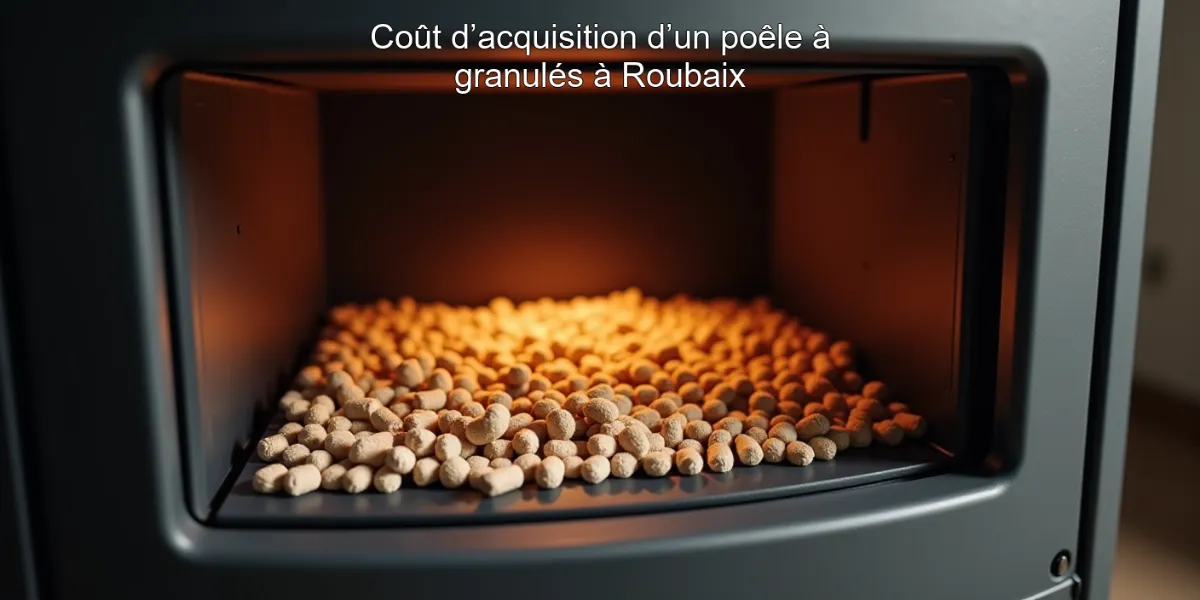 Coût d’acquisition d’un poêle à granulés à Roubaix