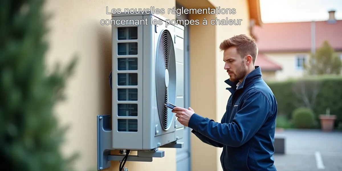 Les nouvelles réglementations concernant les pompes à chaleur