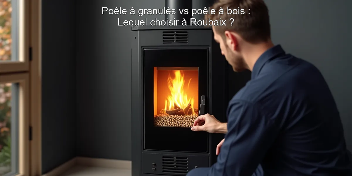 Poêle à granulés vs poêle à bois : Lequel choisir à Roubaix ?
