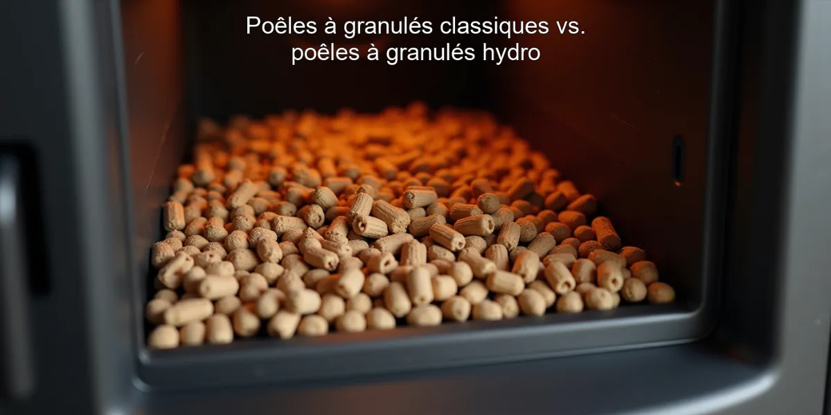 Poêles à granulés classiques vs. poêles à granulés hydro