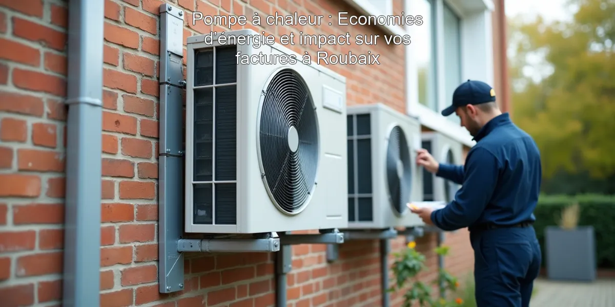 Pompe à chaleur : Economies d’énergie et impact sur vos factures à Roubaix