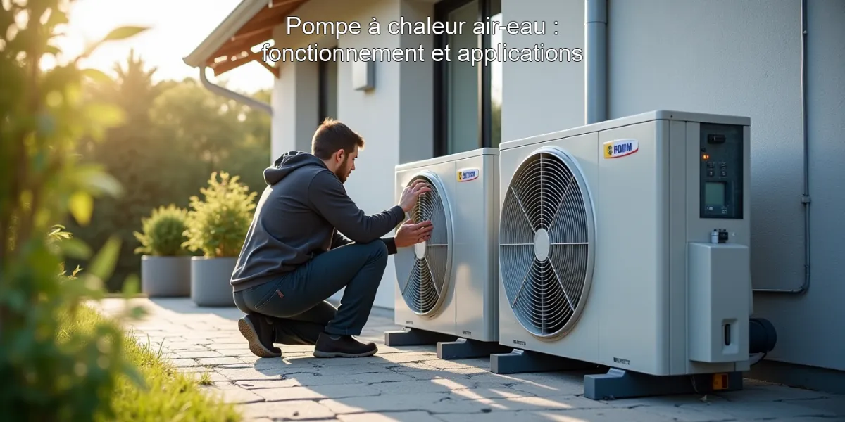 Pompe à chaleur air-eau : fonctionnement et applications