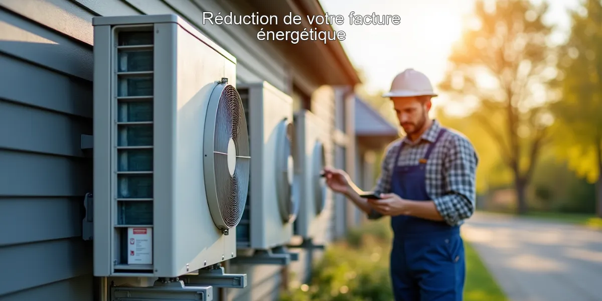 Réduction de votre facture énergétique