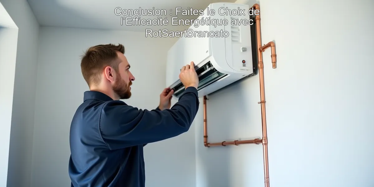 Conclusion : Faites le Choix de l’Efficacité Energétique avec RotSaertBrancato