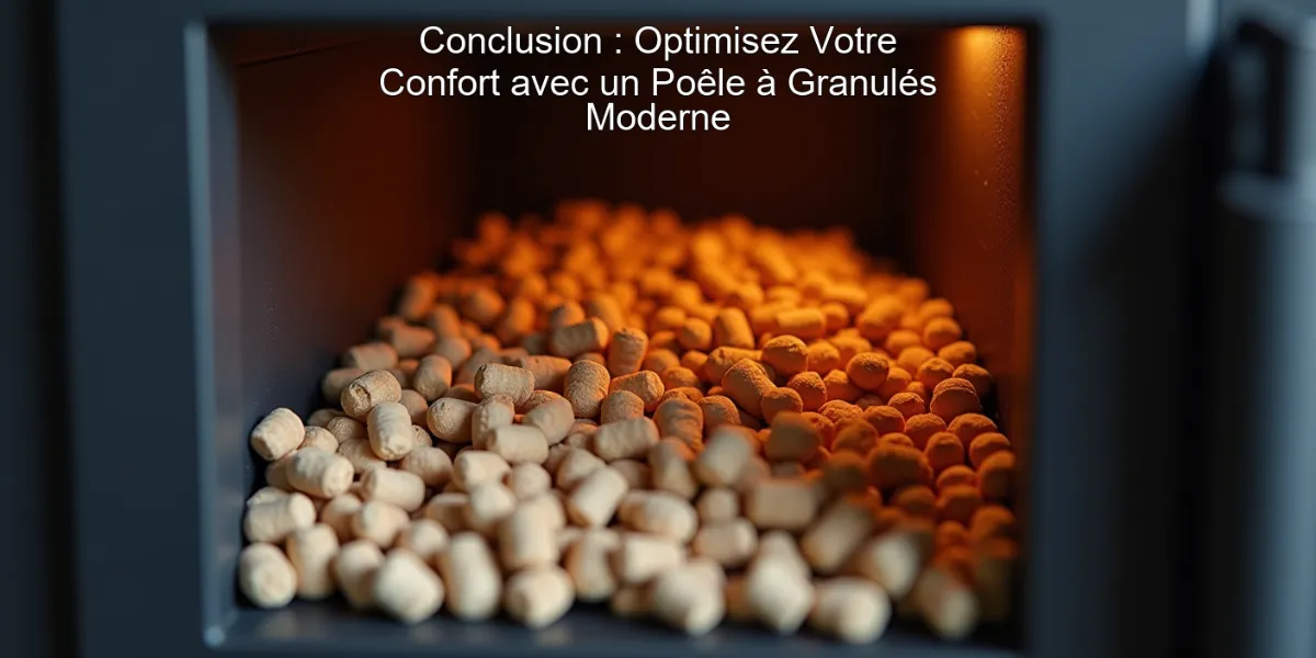 Conclusion : Optimisez Votre Confort avec un Poêle à Granulés Moderne