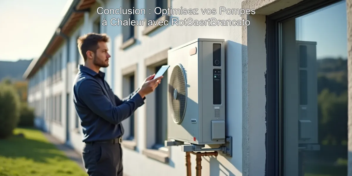 Conclusion : Optimisez vos Pompes à Chaleur avec RotSaertBrancato