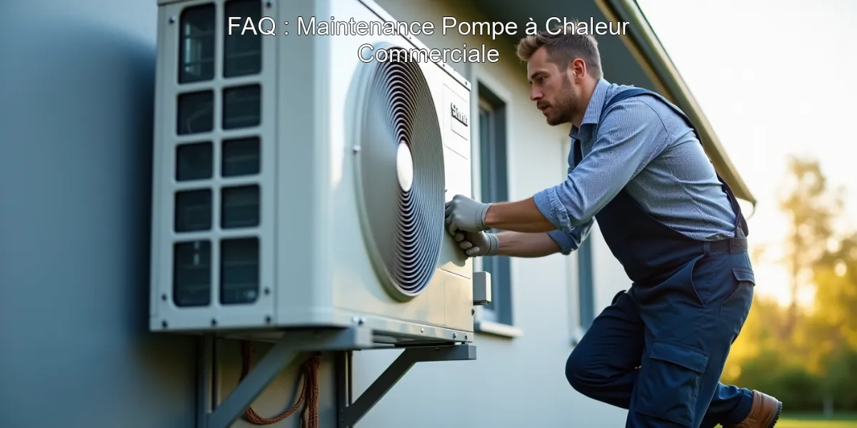 FAQ : Maintenance Pompe à Chaleur Commerciale