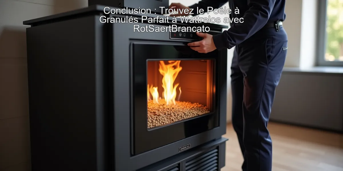 Conclusion : Trouvez le Poêle à Granulés Parfait à Wattrelos avec RotSaertBrancato