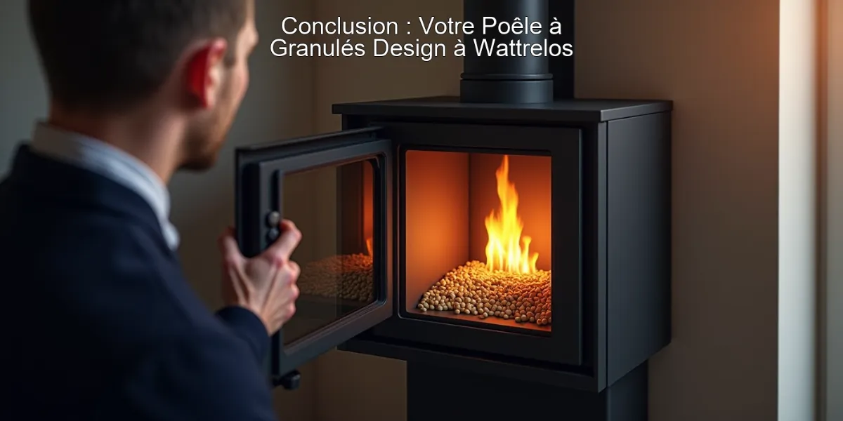 Conclusion : Votre Poêle à Granulés Design à Wattrelos