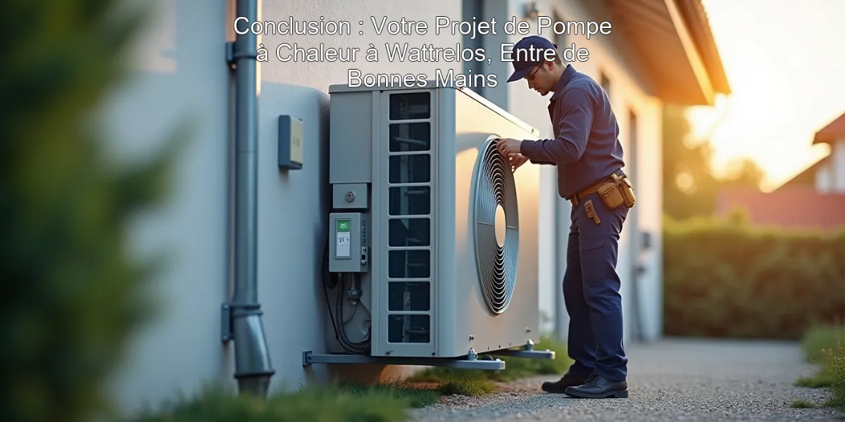 Conclusion : Votre Projet de Pompe à Chaleur à Wattrelos, Entre de Bonnes Mains