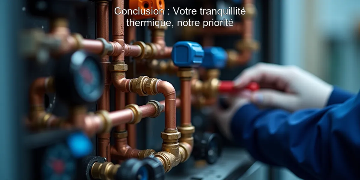 Conclusion : Votre tranquillité thermique, notre priorité