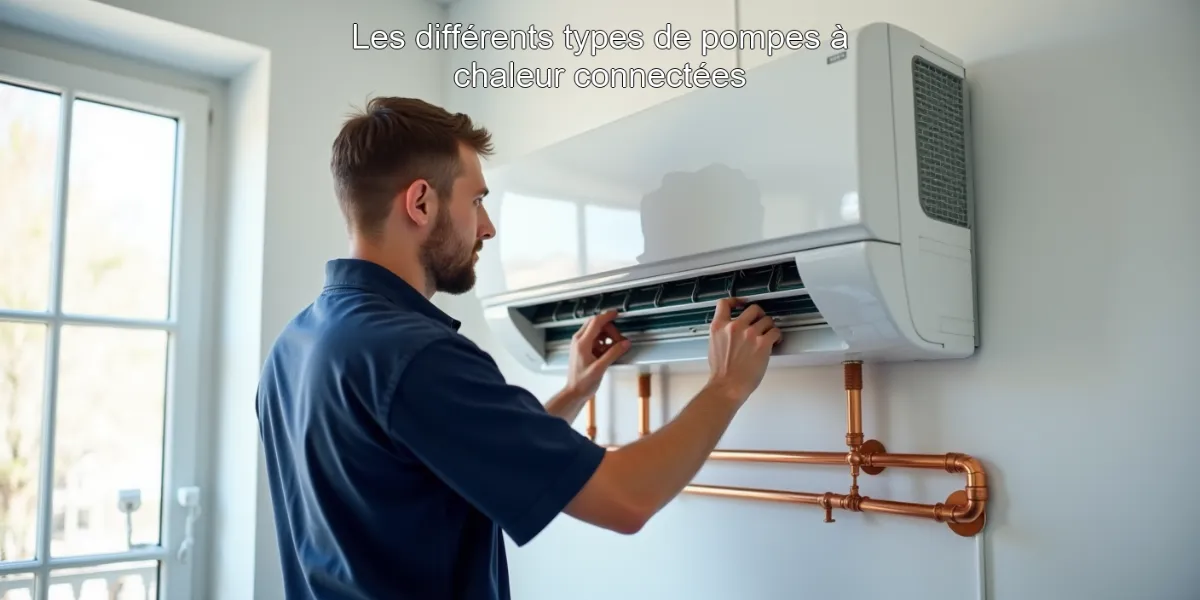 Les différents types de pompes à chaleur connectées