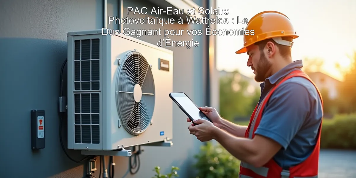 PAC Air-Eau et Solaire Photovoltaïque à Wattrelos : Le Duo Gagnant pour vos Économies d’Énergie