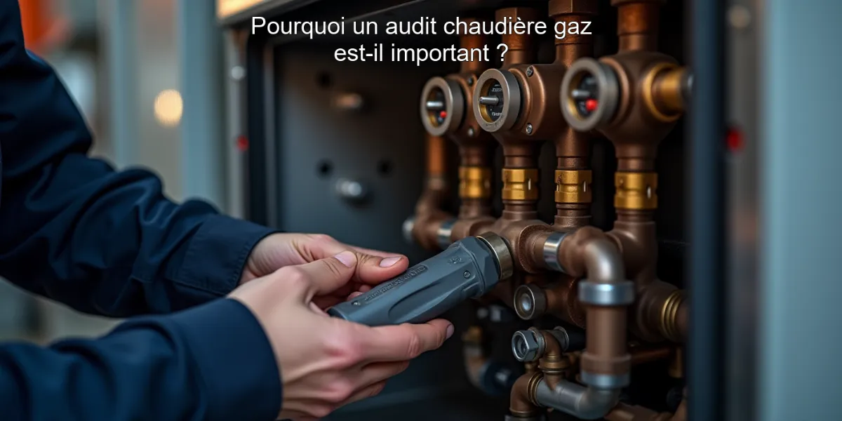 Pourquoi un audit chaudière gaz est-il important ?