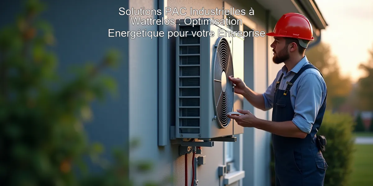 Solutions PAC Industrielles à Wattrelos : Optimisation Energétique pour votre Entreprise