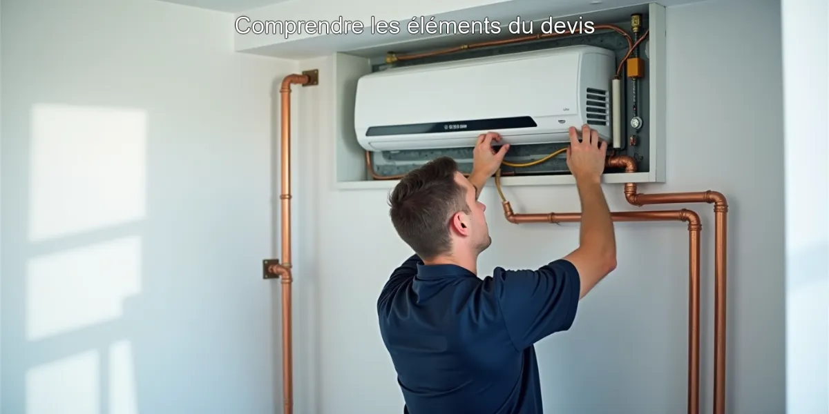 Comprendre les éléments du devis