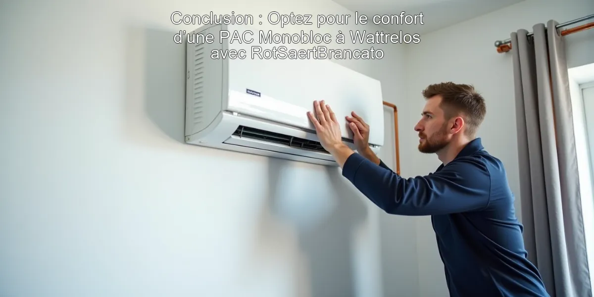 Conclusion : Optez pour le confort d’une PAC Monobloc à Wattrelos avec RotSaertBrancato