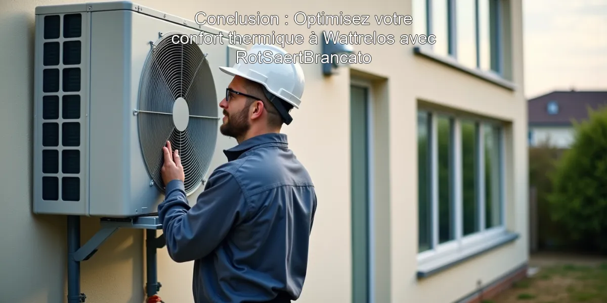 Conclusion : Optimisez votre confort thermique à Wattrelos avec RotSaertBrancato