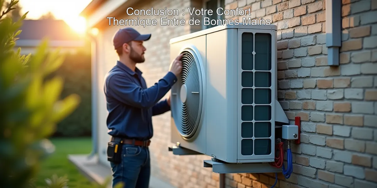 Conclusion : Votre Confort Thermique Entre de Bonnes Mains