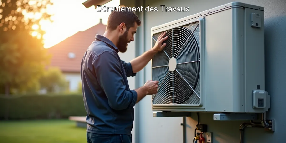Déroulement des Travaux