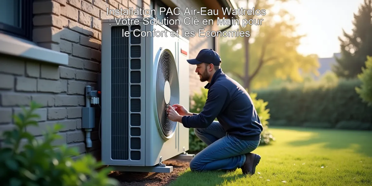 Installation PAC Air-Eau Wattrelos : Votre Solution Clé en Main pour le Confort et les Économies