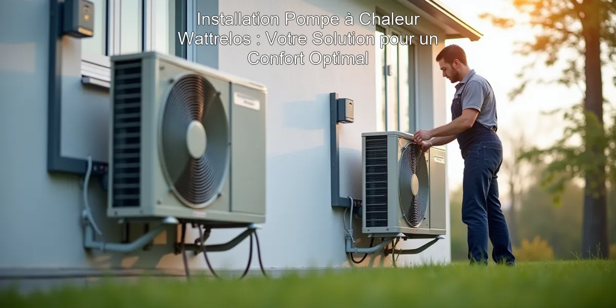 Installation Pompe à Chaleur Wattrelos : Votre Solution pour un Confort Optimal