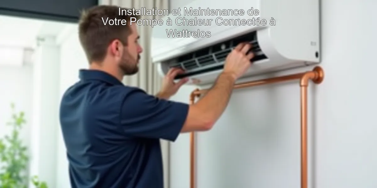 Installation et Maintenance de Votre Pompe à Chaleur Connectée à Wattrelos