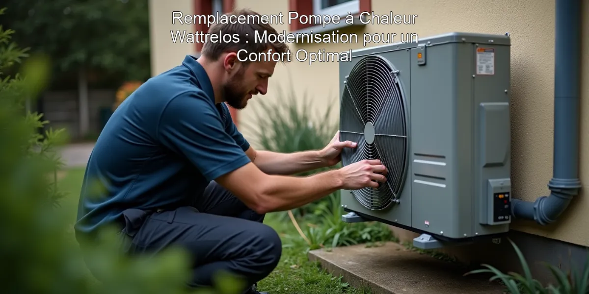 Remplacement Pompe à Chaleur Wattrelos : Modernisation pour un Confort Optimal