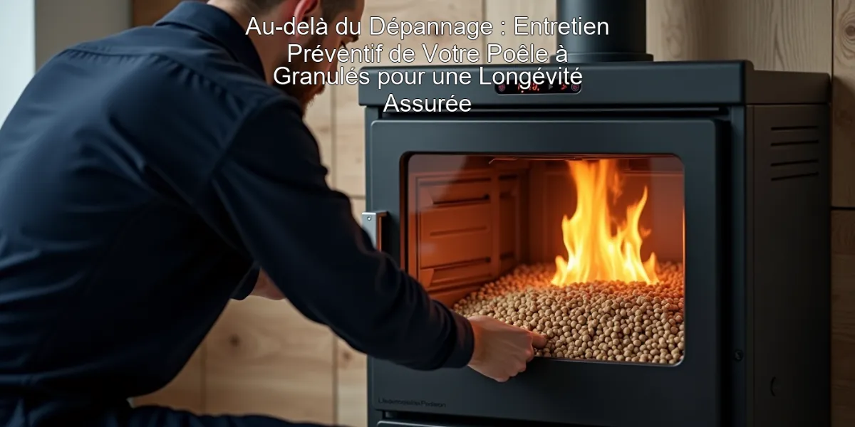 Au-delà du Dépannage : Entretien Préventif de Votre Poêle à Granulés pour une Longévité Assurée