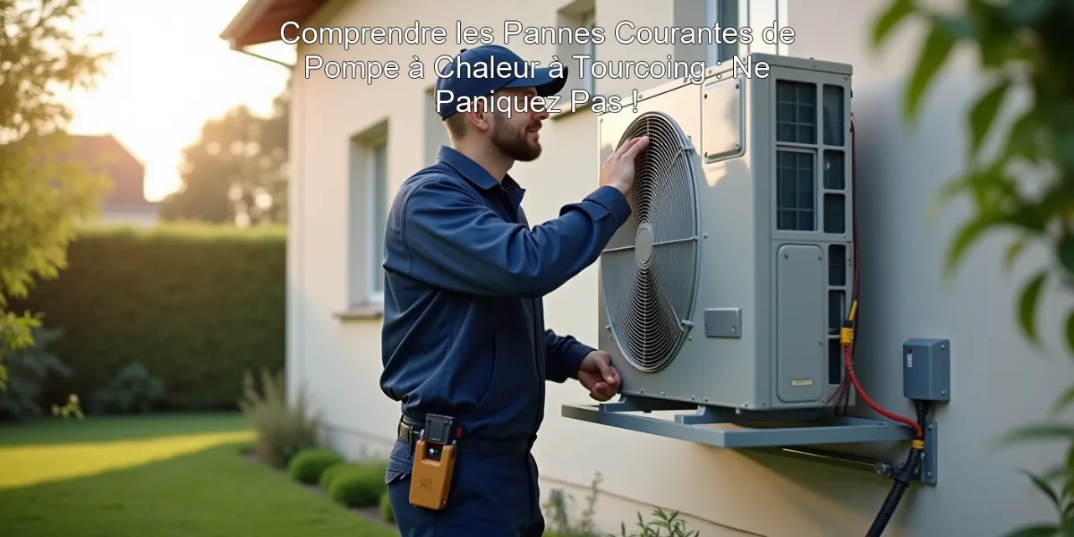 Comprendre les Pannes Courantes de Pompe à Chaleur à Tourcoing : Ne Paniquez Pas !