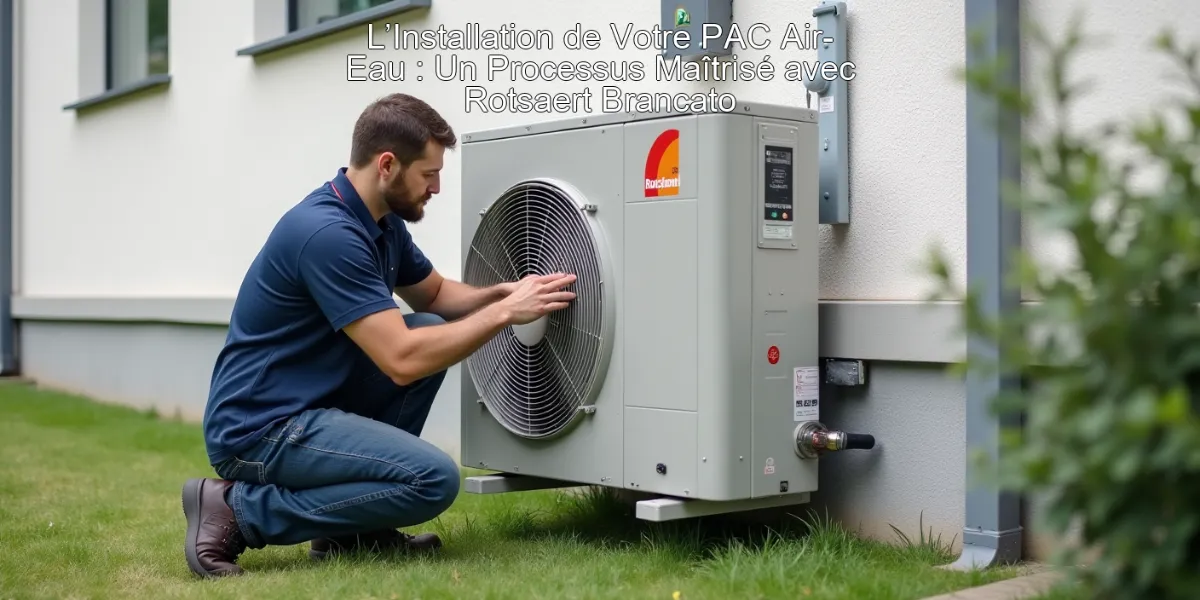 L’Installation de Votre PAC Air-Eau : Un Processus Maîtrisé avec Rotsaert Brancato