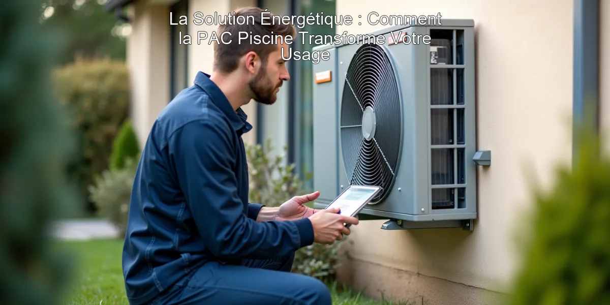 La Solution Énergétique : Comment la PAC Piscine Transforme Votre Usage