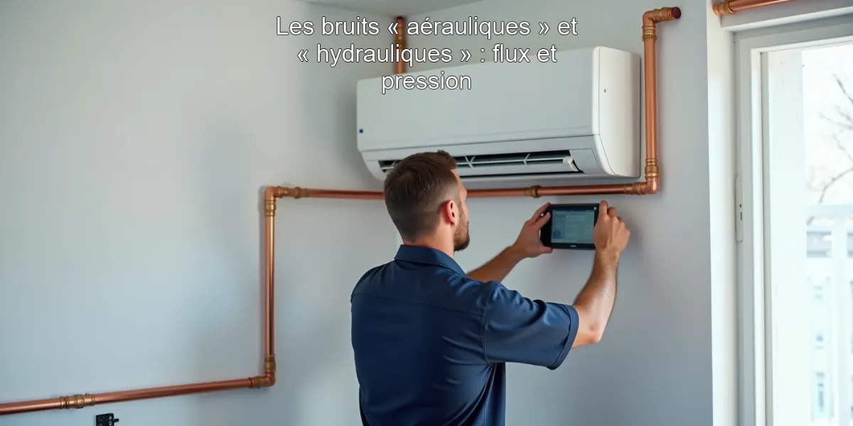 Les bruits « aérauliques » et « hydrauliques » : flux et pression