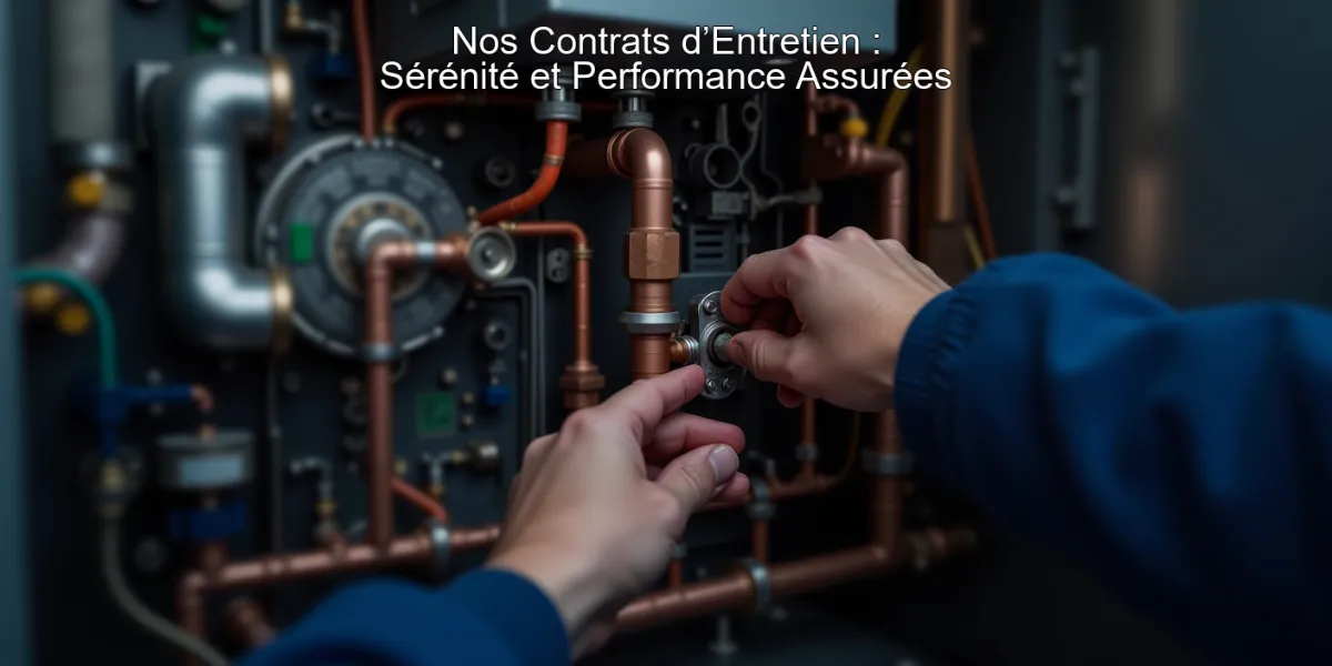 Nos Contrats d’Entretien : Sérénité et Performance Assurées