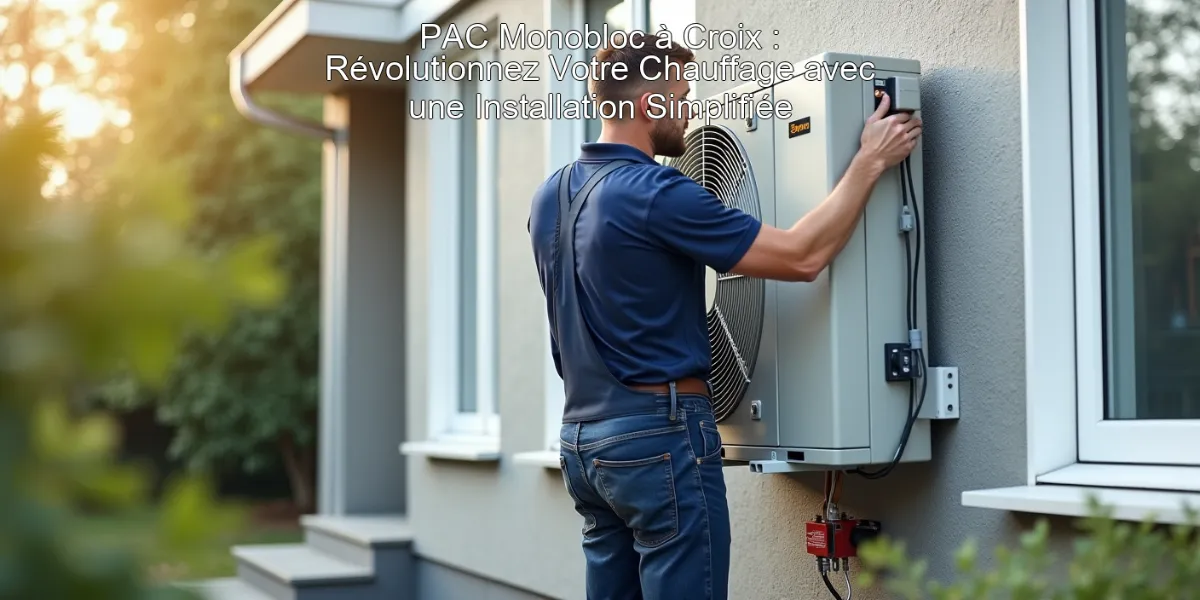 PAC Monobloc à Croix : Révolutionnez Votre Chauffage avec une Installation Simplifiée
