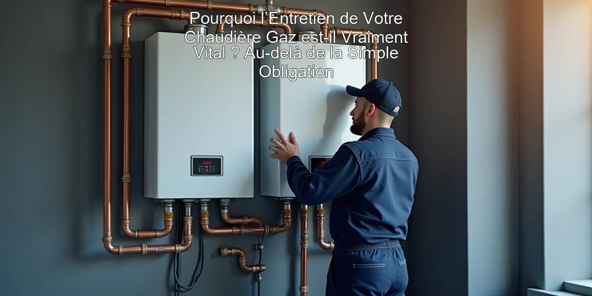 Pourquoi l’Entretien de Votre Chaudière Gaz est-il Vraiment Vital ? Au-delà de la Simple Obligation