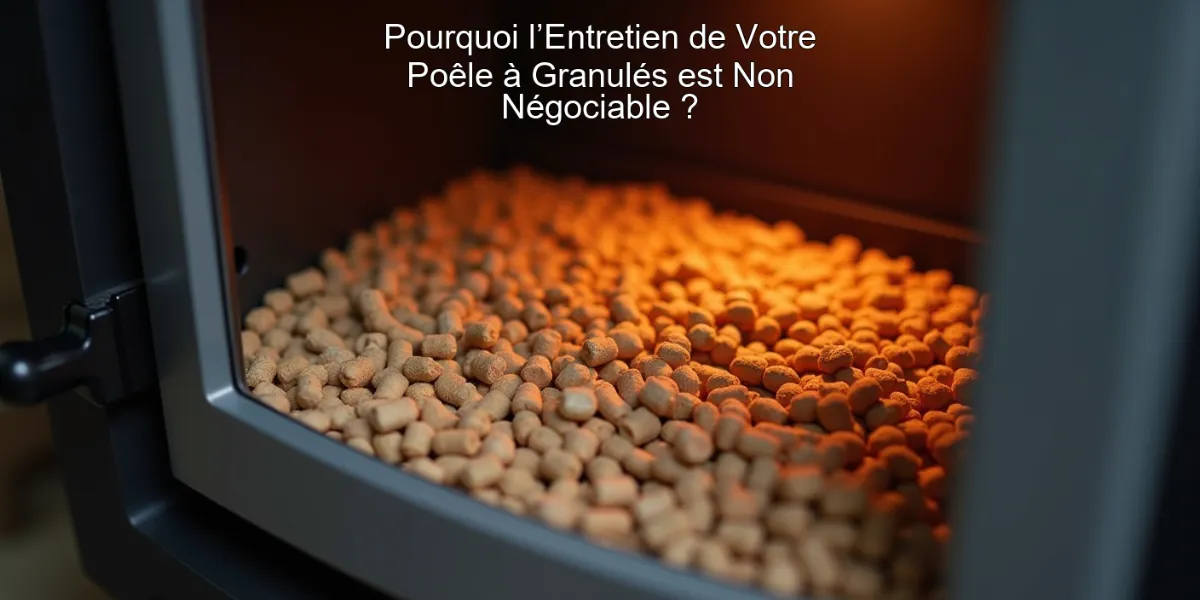 Pourquoi l’Entretien de Votre Poêle à Granulés est Non Négociable ?