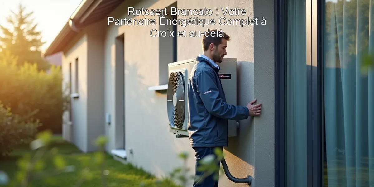 Rotsaert Brancato : Votre Partenaire Énergétique Complet à Croix et au-delà
