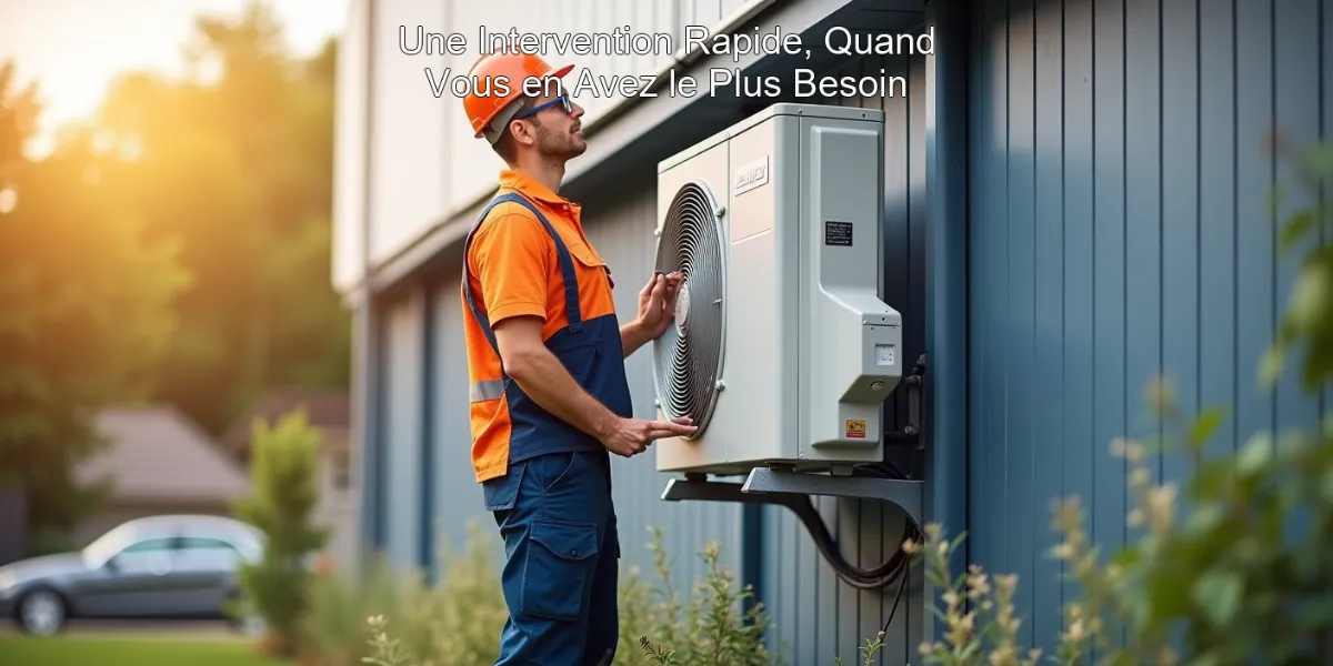 Une Intervention Rapide, Quand Vous en Avez le Plus Besoin