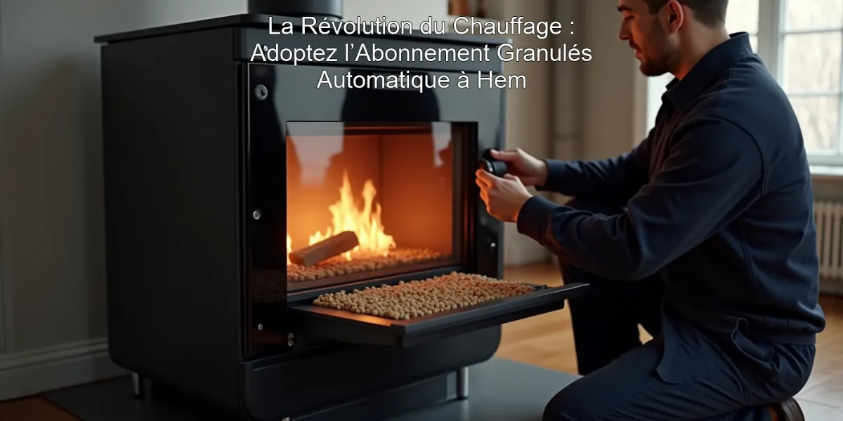 La Révolution du Chauffage : Adoptez l’Abonnement Granulés Automatique à Hem