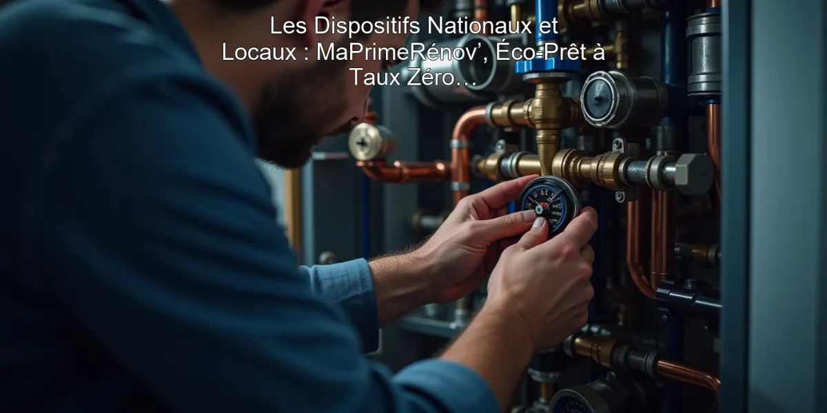 Les Dispositifs Nationaux et Locaux : MaPrimeRénov’, Éco-Prêt à Taux Zéro…