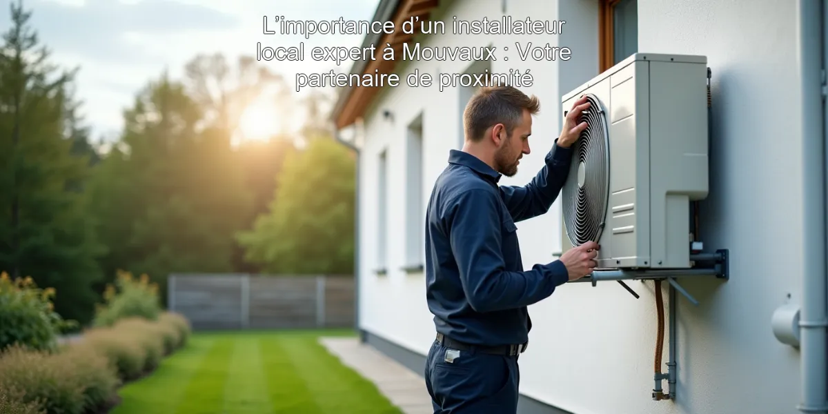 L’importance d’un installateur local expert à Mouvaux : Votre partenaire de proximité