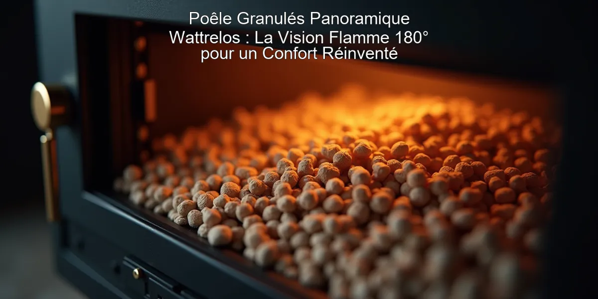 Poêle Granulés Panoramique Wattrelos : La Vision Flamme 180° pour un Confort Réinventé