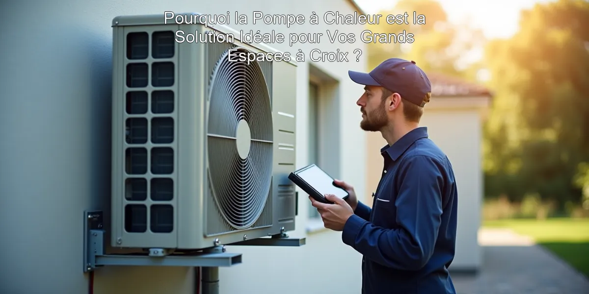 Pourquoi la Pompe à Chaleur est la Solution Idéale pour Vos Grands Espaces à Croix ?