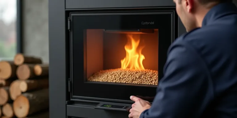 Cuisinière Granulés Croix Chauffage + Cuisson