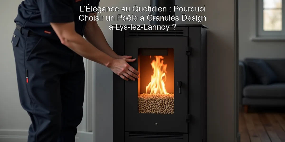 L’Élégance au Quotidien : Pourquoi Choisir un Poêle à Granulés Design à Lys-lez-Lannoy ?
