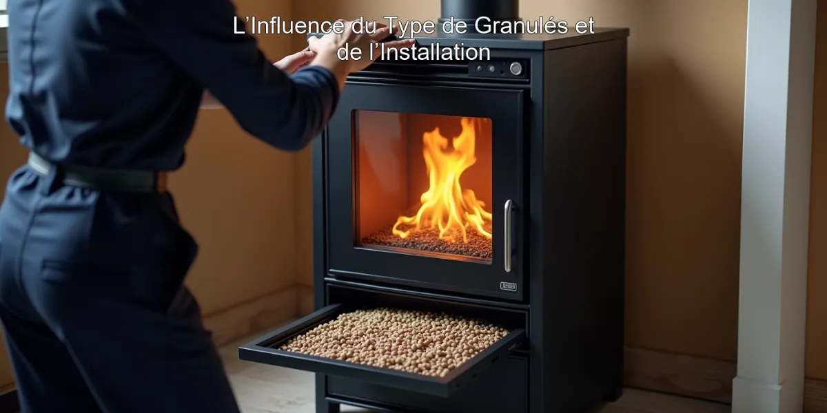 L’Influence du Type de Granulés et de l’Installation