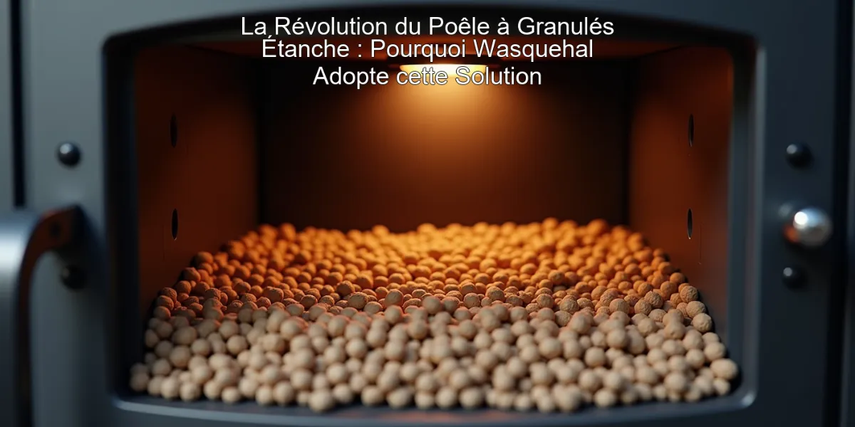 La Révolution du Poêle à Granulés Étanche : Pourquoi Wasquehal Adopte cette Solution